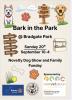 Poster advertising Bark In The Park